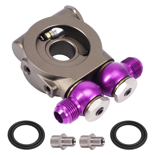 Oil cooler sandwich plate - oil, m20