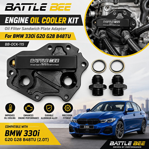 Battlebee oil cooler - cooler, bmw