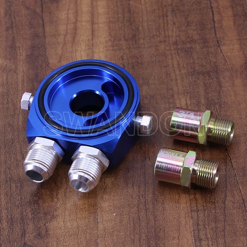 Blue 10an cooler adapter - 10an, an10